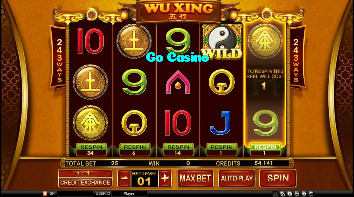available types of Go Casino bet including pre-match live express and system bets